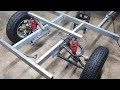 HOW TO MAKE ELECTRIC CAR WITH  INDEPENDENT SUSPENSION P1