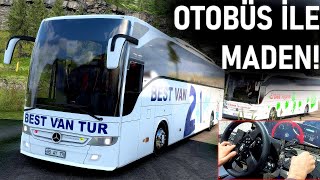 Otobüsler İle Ki̇rkenes Maden Yolu - Mercedes Touri̇smo Otobüs Konvoyu - Ets 2 Mod Türkçe T300Rs Gt