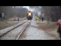 The Real Polar Express 1225 arriving in Ashley,Michigan 2013