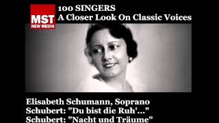100 Singers - ELISABETH SCHUMANN