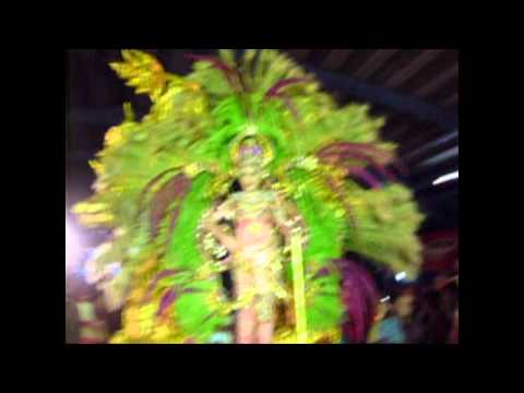 Mileydis Vargas, reina de Calle Arriba de Las Tablas 2010 en Carnaval de Medio Año 2010