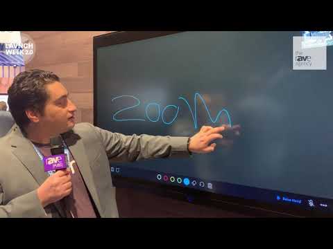 LAVNCH WEEK: Zoom Talks AVer Information EP65 All-In-One Touch Display for Zoom Rooms Run on Windows
