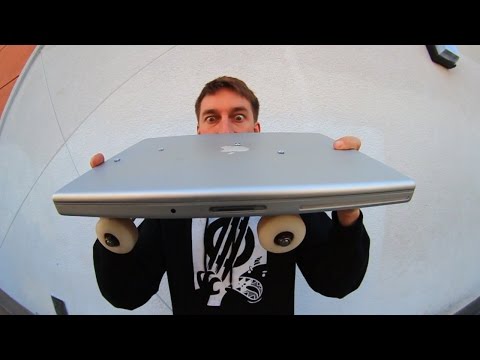 SKATEBOARD TRICKS ON A MACBOOK PRO !   SKATE EVERYTHING EP 5