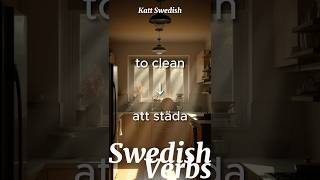 Att Städa To Clean Swedish Verb Forms