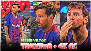 Messi Vs Tottenham - Best 4K Clips Cc High Quality For Editing