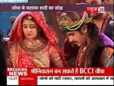 Akbar getting married to Jodha in TV serial Jodha Akbar