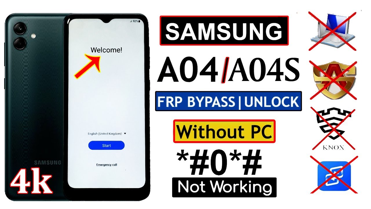 Samsung A04/a04s Frp Bypass Android12 | Samsung A04/a04s Samsung A04/a04s Frp Bypass Android12 | Samsung A04/a04s