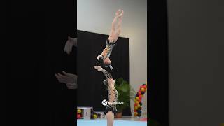 Amazing Acrobatic Element From Lena And Milla In Super Slowmotion