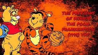 Opening To Winnie The Pooh Frankenpooh 1995 Vhs Halloween Special