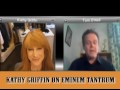 Title:Kathy Griffin on Eminem's Tantrum at 2009 MTV Movie Awards Description:"It's a stunt!" That's what awards-show veteran Kathy Griffin suspects of Eminem stomping out of the MTV Movie Awards after getting ambushed by Sacha Baron Cohen as the effusively gay blade Bruno. She dishes the story with Gold Derby blogger Tom O'Neil of the LA Times awards site theenvelope.com.
