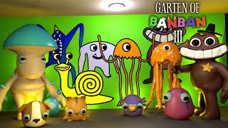Garten of BanBan 3 - ALL BOSSES (FULL Gameplay)