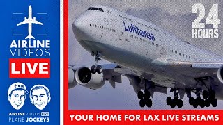 🔴LIVE Los Angeles (LAX) Airport Plane Spotting at the H Hotel | 24 HOUR LIVE Plane Spotting