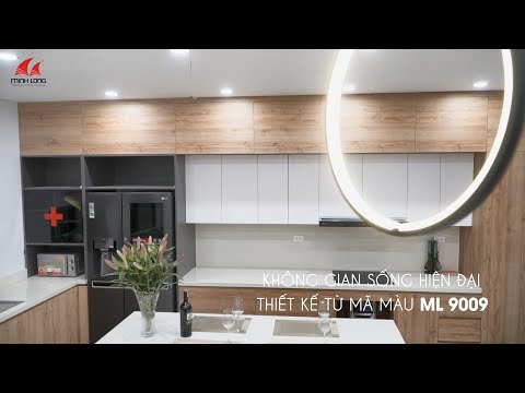 Không gian sống hiện đại với nội thất gỗ chủ đạo - công trình do nội thất Homie thiết kế và thi công