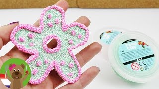 Foam Clay Bloem Met 3D Effect Heel Makkelijke & Coole Decoratie Van Foam Clay Knutselen Diy