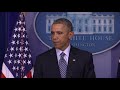 Obama Urges Peace Following Ferguson Decision