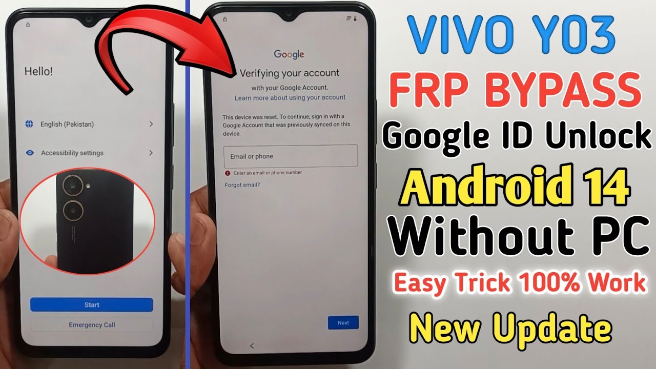 Vivo Y03 (V2332) Google Account Remove Without PC | Vivo Vivo Y03 (V2332) Google Account Remove Without PC | Vivo