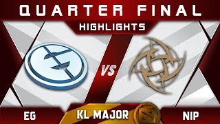 EG vs NiP Quarter Final Kuala Lumpur Major KL Highlights Dota 2