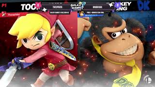 Ggxc 8 - Thespider Toon Link Vs Brooksgg Donkey Kong, Mario - Pools - Winners Semi-Final