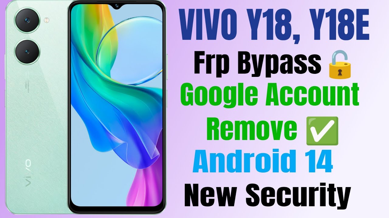 ViVo Y18,Y18E Frp Bypass/ Google Account Remove/ Android ViVo Y18,Y18E Frp Bypass/ Google Account Remove/ Android