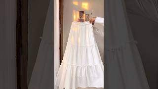 Flowy White Skirt Link Rok Di Bio No 167 Outfit Ideas