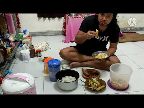 Menu buka puasa,sambal mangga muda dan sambal terasi.@AbangAgan
