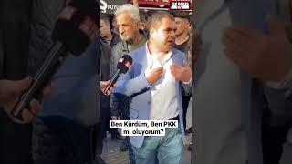 Kürt Vatandaş Akpye Sert Tepki Ben Kürdüm