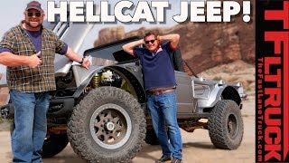 So Cool it Hurts! This is What Happens When You Put a Hellcat Hemi Into a Classic 1968 M-715 Jeep