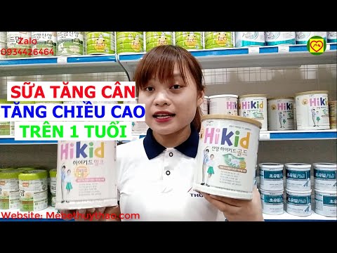 Vlog 212 Top 5 sữa tăng cân, tăng chiều cao cho bé trên 1 tuổi.