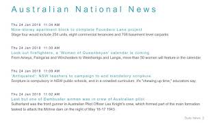 National News Headlines for 24 Jan 2019 - 1 PM Edition
