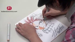 Watch Hiro Mashima draw Fairy Tail (Short Version)