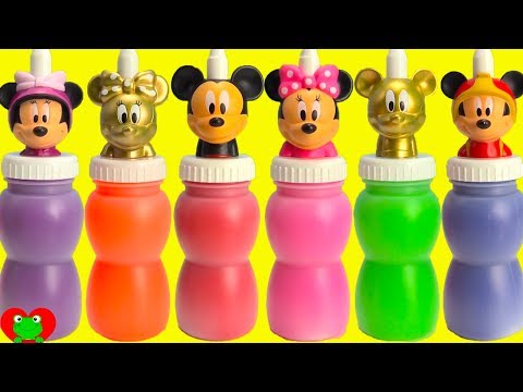 GOLD Mickey and Minnie Mouse Slime Surprises