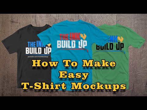 How To Make TShirt Mockups | Using Free Templates