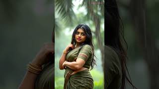 Monsoon Magic Indian Bhabis Rain-Kissed Saree Look