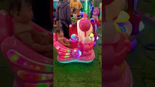 Odong Odong Ayunan Bebek Pink Lampu Berkilau