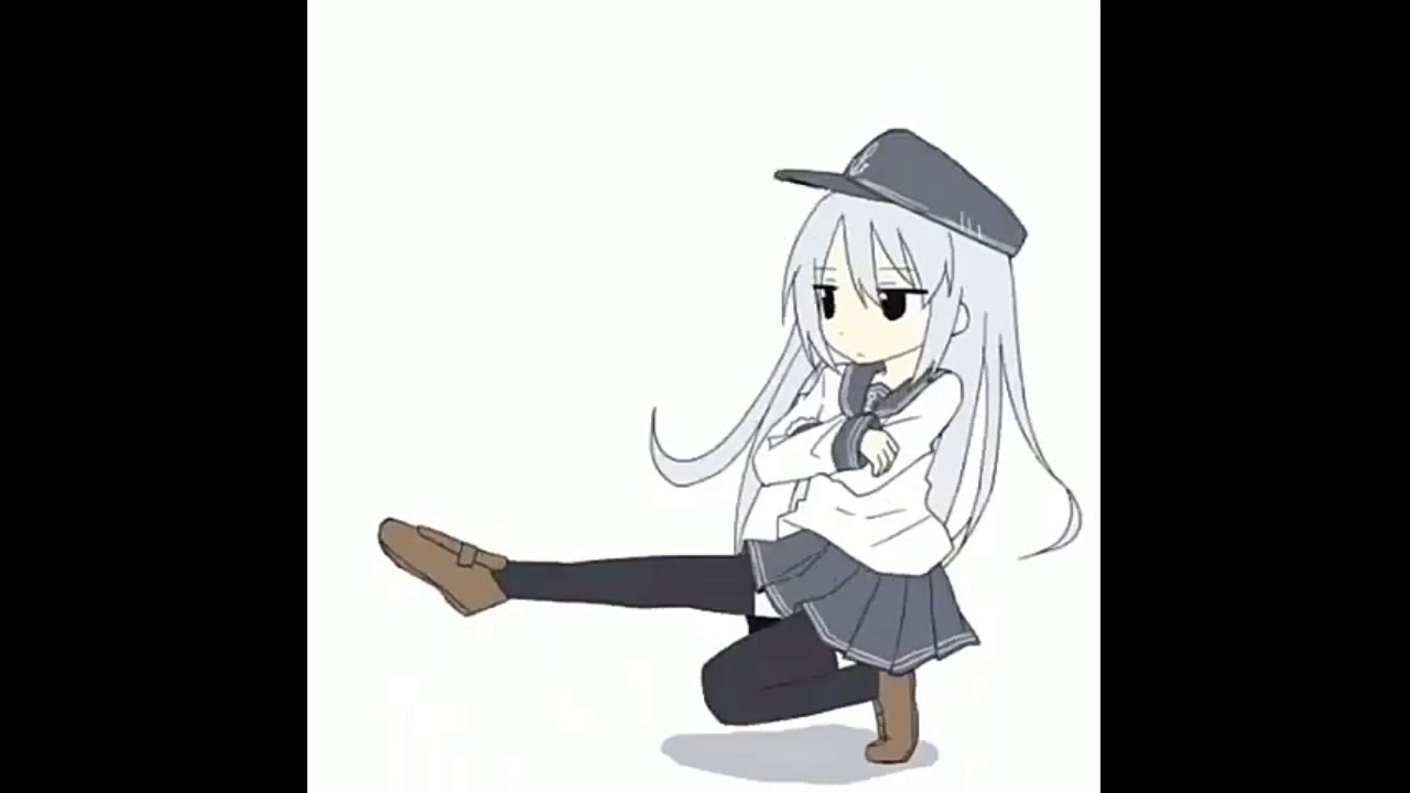 Аниме гифки белые