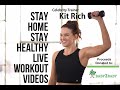 DAY 12-FULL BODY  BODYWEIGHT CARDIO w/ Celebrity Trainer Kit Rich- STAY HOME STAY HEALTHY- 30 min