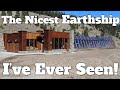 The Nicest Earthship I've Ever Seen! Earthship House by Biotecture - Passive Solar - Off Grid