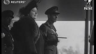 The King Inspects The Territorial Army 1948