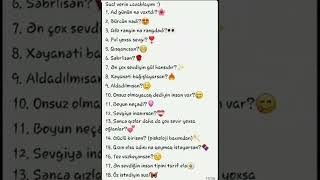 Sual Verin Cavablayım