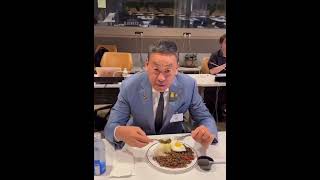 Srettha And Beef Phad Kaphrao At Un Meeting