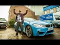 Winner Rafiq Uddin collects his BMW M4!
