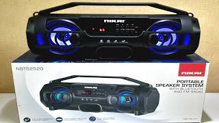 Portable Wireless Speaker System 12 Watt Power Bluetooth And Fm Radio Tws Function Plug And Play