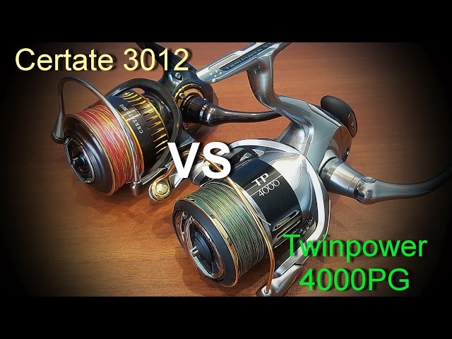 Daiwa Certate 16 3012 vs Shimano Twin Power 15 4000pg