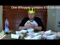 Burger King Whopper Challenge - How many can you eat under 10 min?