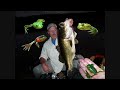 Monster Bass caught on FROG Lure