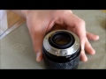 Minolta AF 50mm f/2.8 Macro partial disassembly