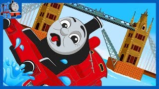 London Bridge Falling Down Train Toys Fall In The Water Kids Songs