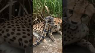 Anaconda Messed With The Wrong Leopard