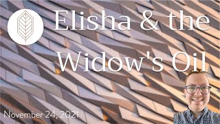 Elisha & the Widow's Oil