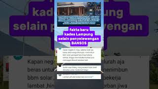 Fakta Baru Kades Lampung..
